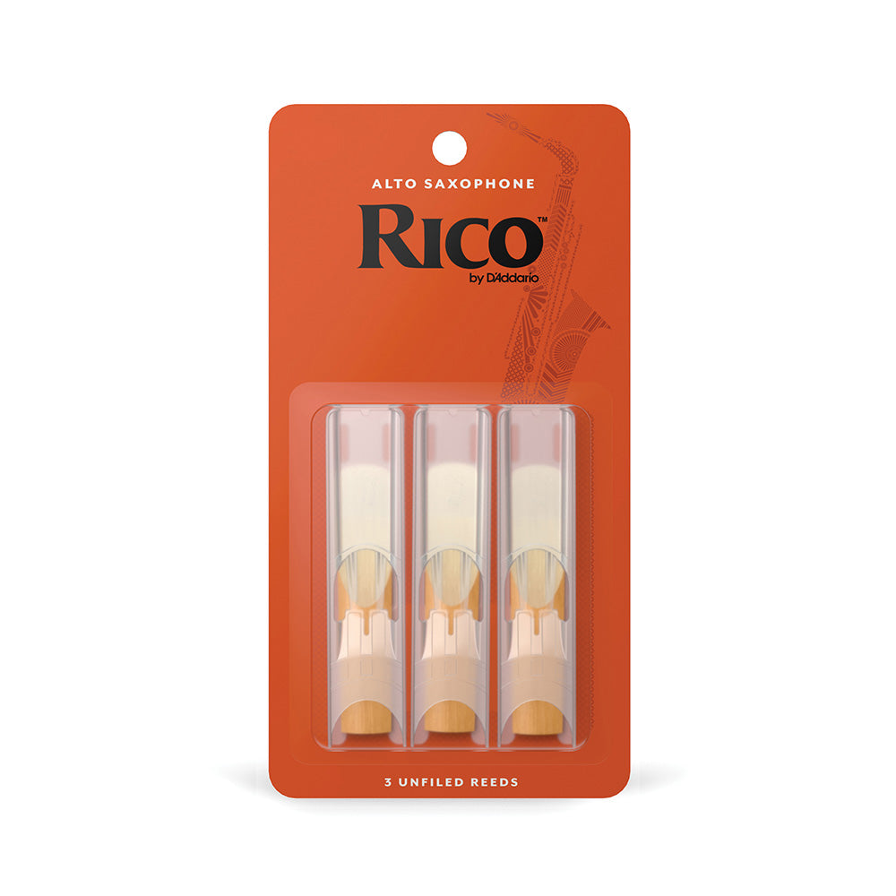D'Addario RJA0335 Rico Alto Saxophone Reeds 3.5 (3-pack)-accessories-Daddario-Hermes Music